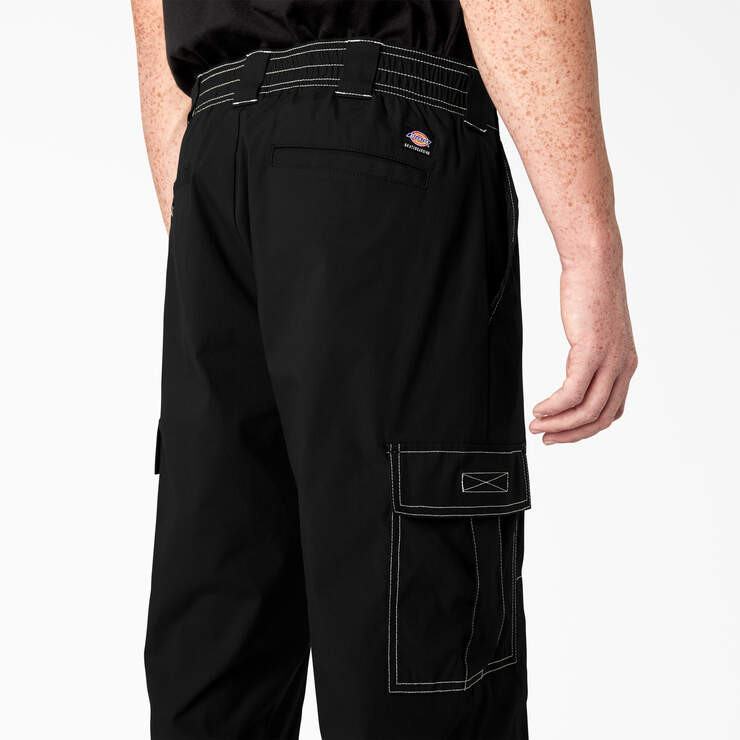 Dickies Skateboarding Loose Fit Cargo Pants - Black (BKX) image number 6