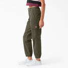Women&#39;s Cargo Jogger Pants - Military Green &#40;ML&#41;