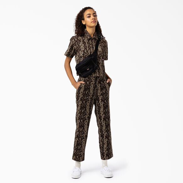Women&#39;s Camden Cropped T-Shirt - Black &#40;BK&#41;