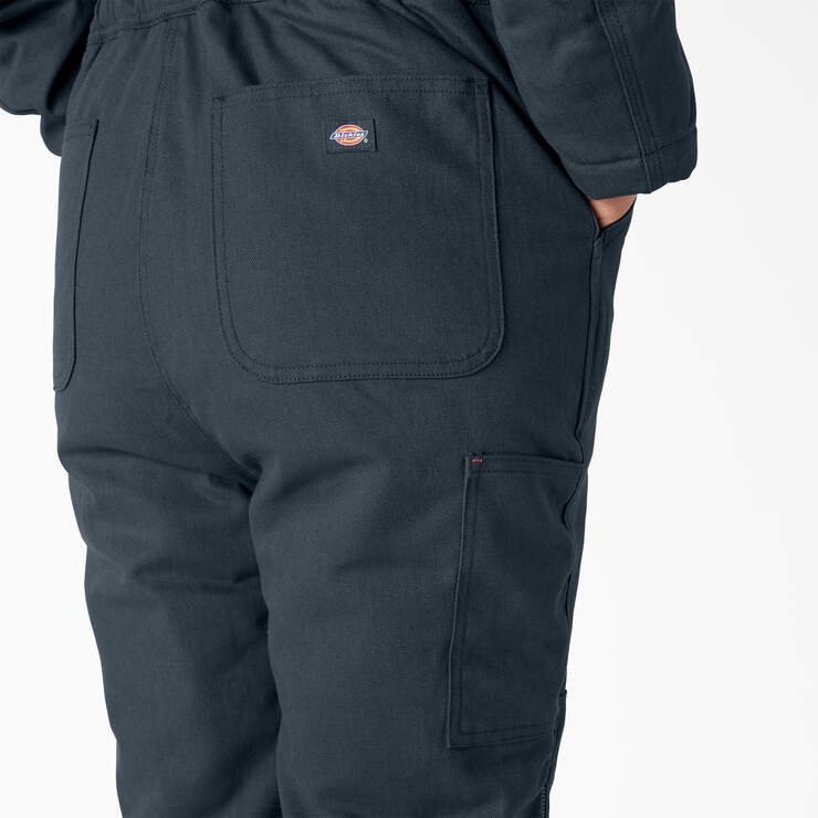 Women’s Insulated Duck Canvas Coverall - Diesel Gray (YG) image number 7