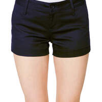 Dickies Girl Juniors' 4-Pocket 3" Shorts - Navy Blue (NVY)