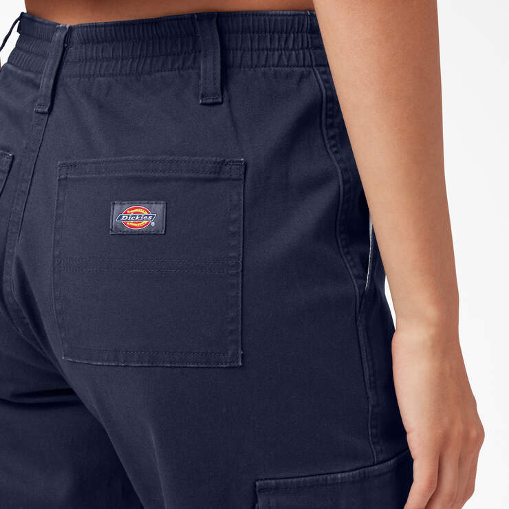 Women's High Rise Fit Cargo Jogger Pants - Ink Navy (IK) image number 5