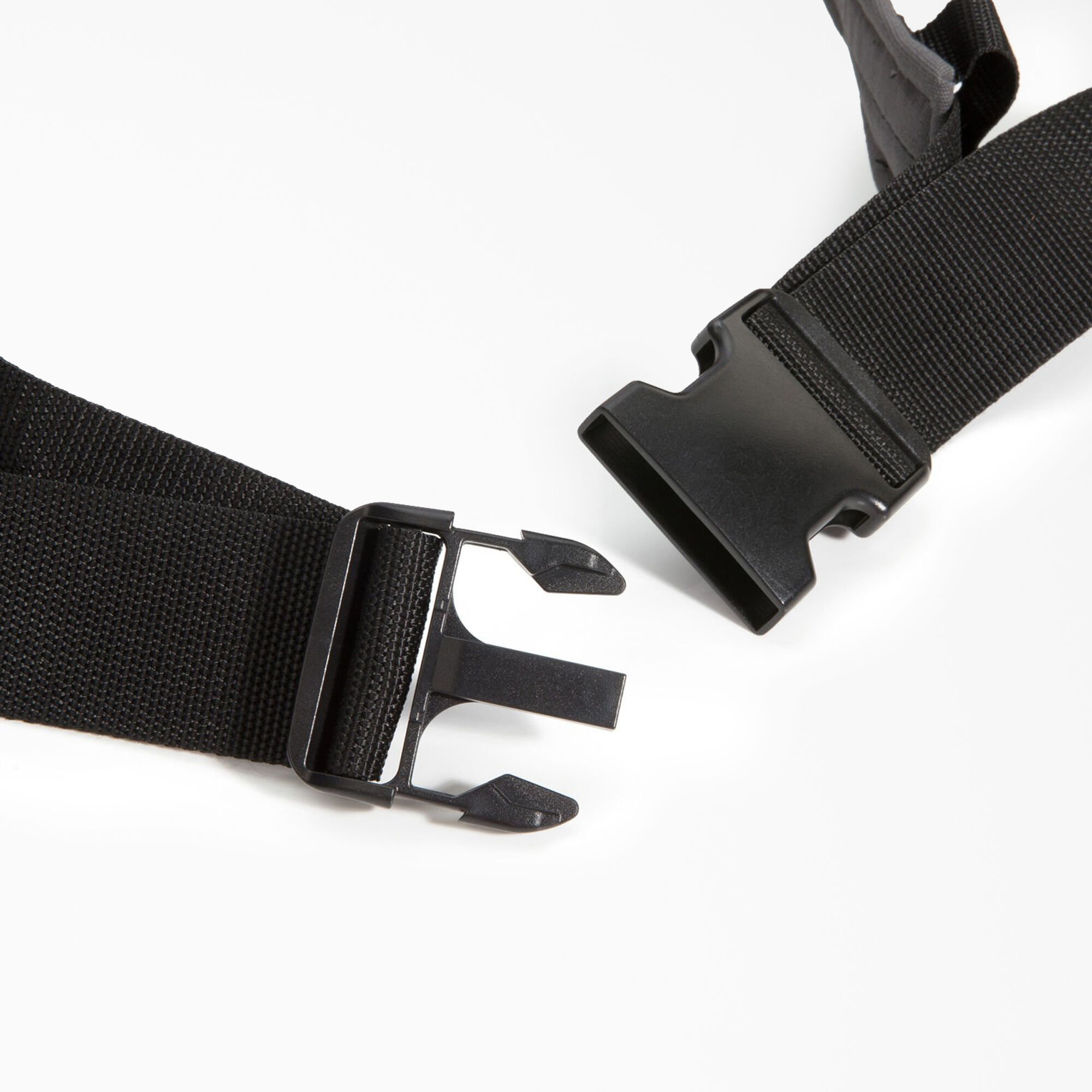 Black Utility Pocket Belt, Cotton Waist Pack for Festival