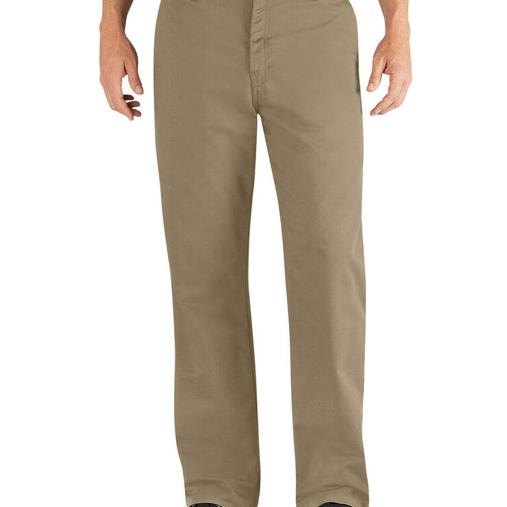 Flame-Resistant Relaxed Fit Twill Pants - Khaki (KH) image number 1
