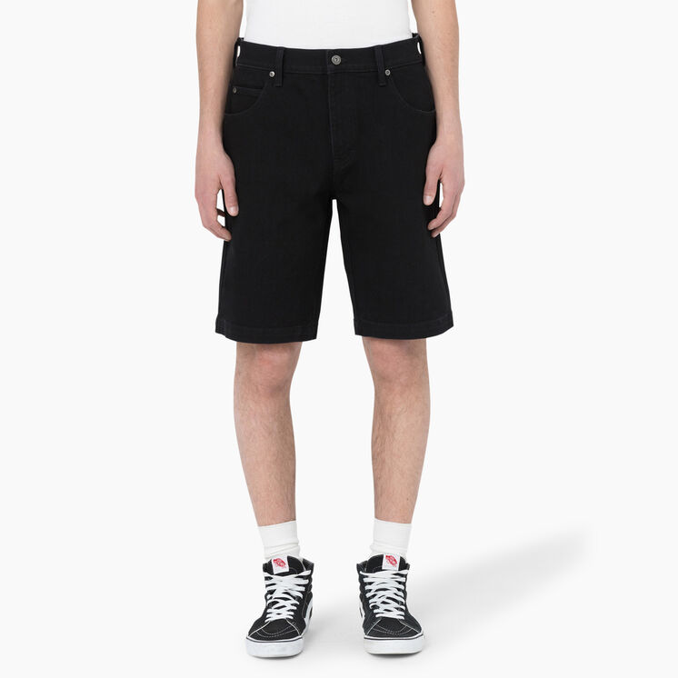 Dickies Skateboarding Wingville Shorts, 11&quot; - Black Denim &#40;L9D&#41;