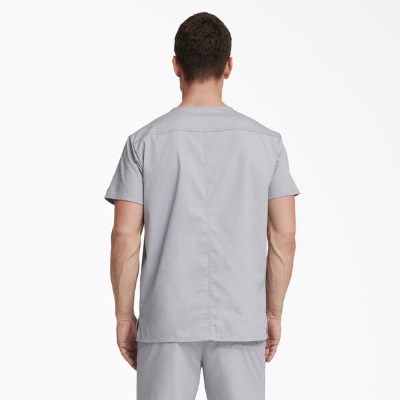 Men&#39;s EDS Signature V-Neck Scrub Top - Gray &#40;GY&#41;