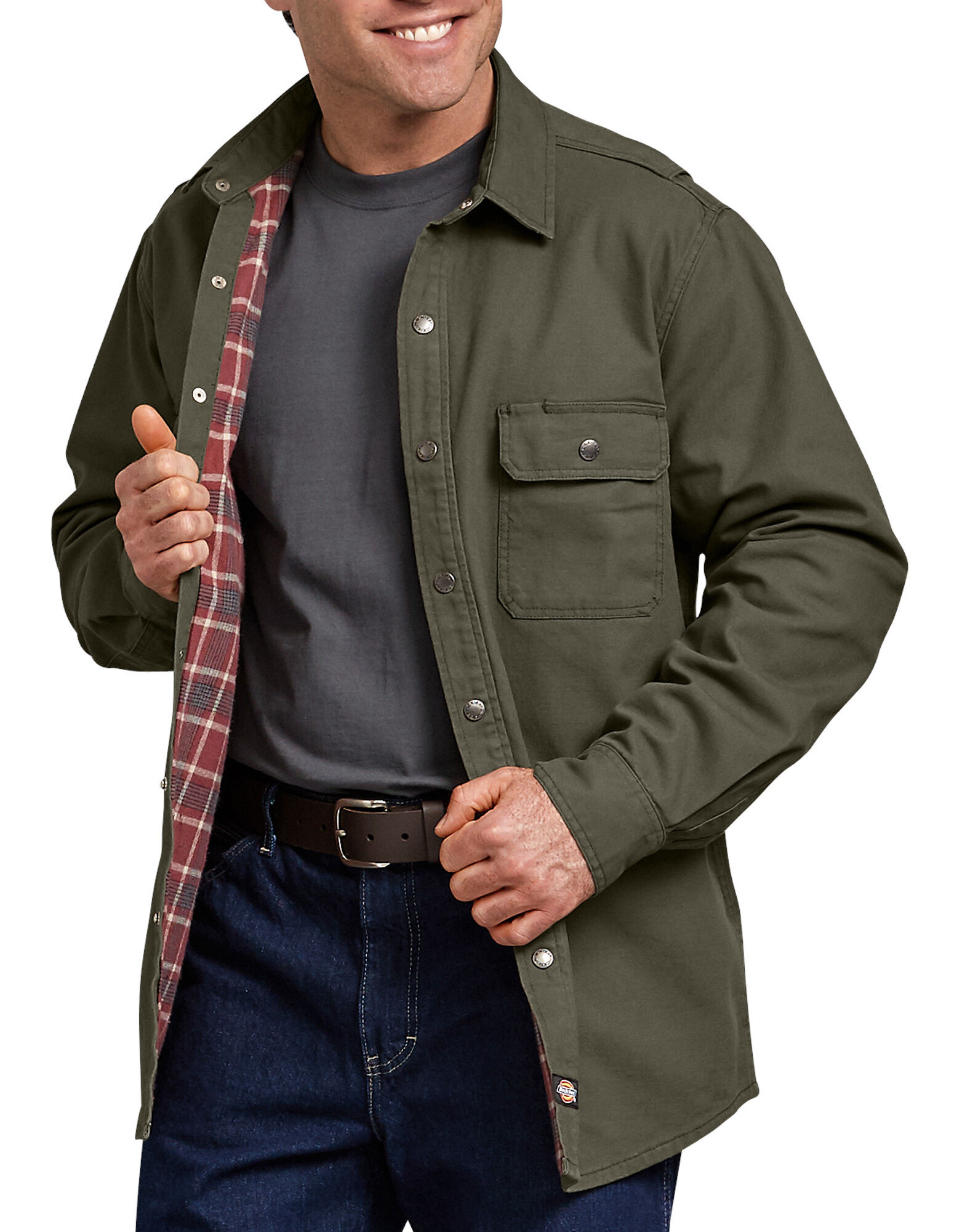 flannel lined work shirt