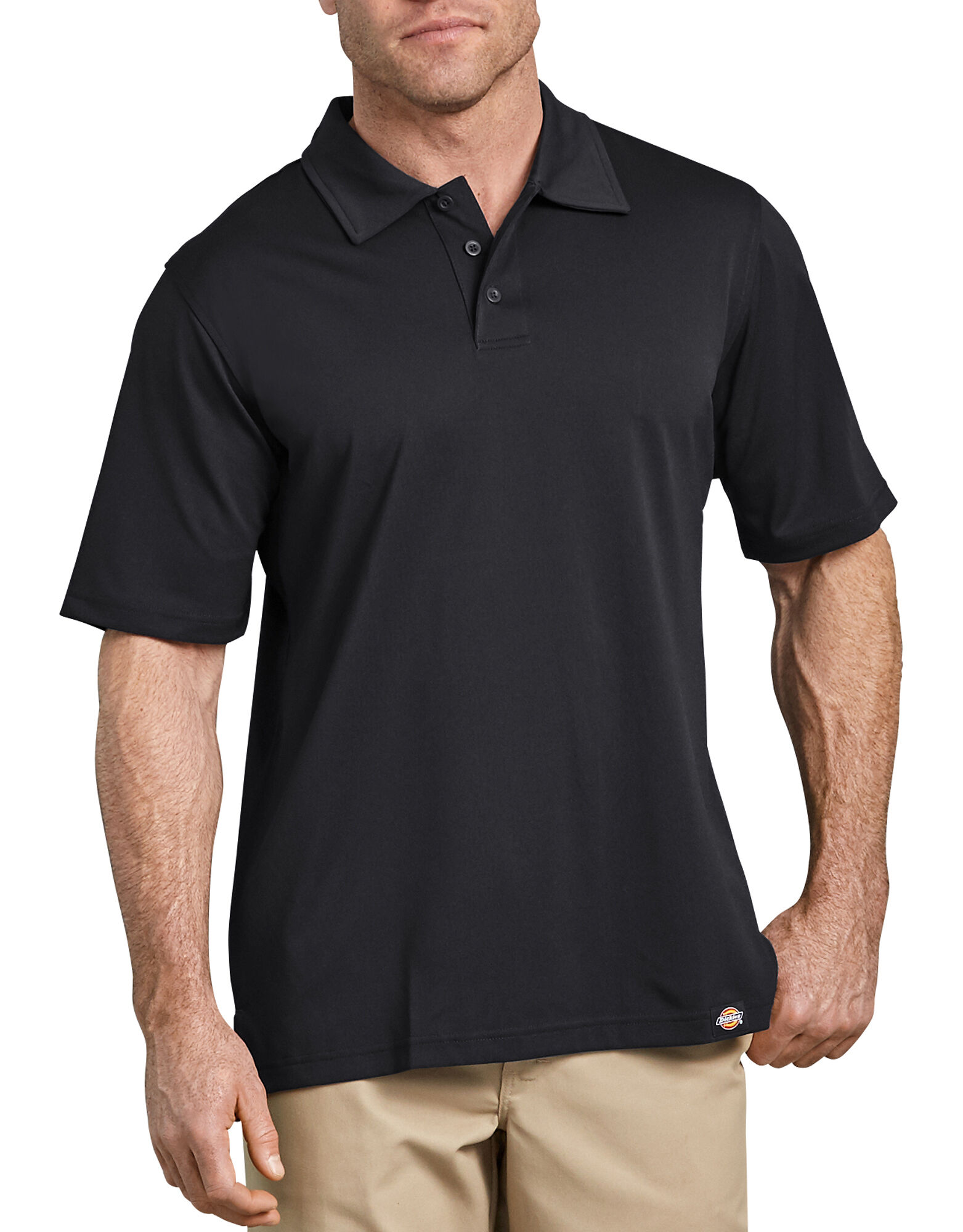grey work polo shirt