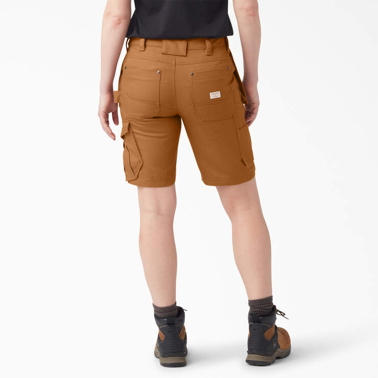 Traeger x Dickies Women's Relaxed Fit Shorts, 9" - Brown Duck (BD) image number 2