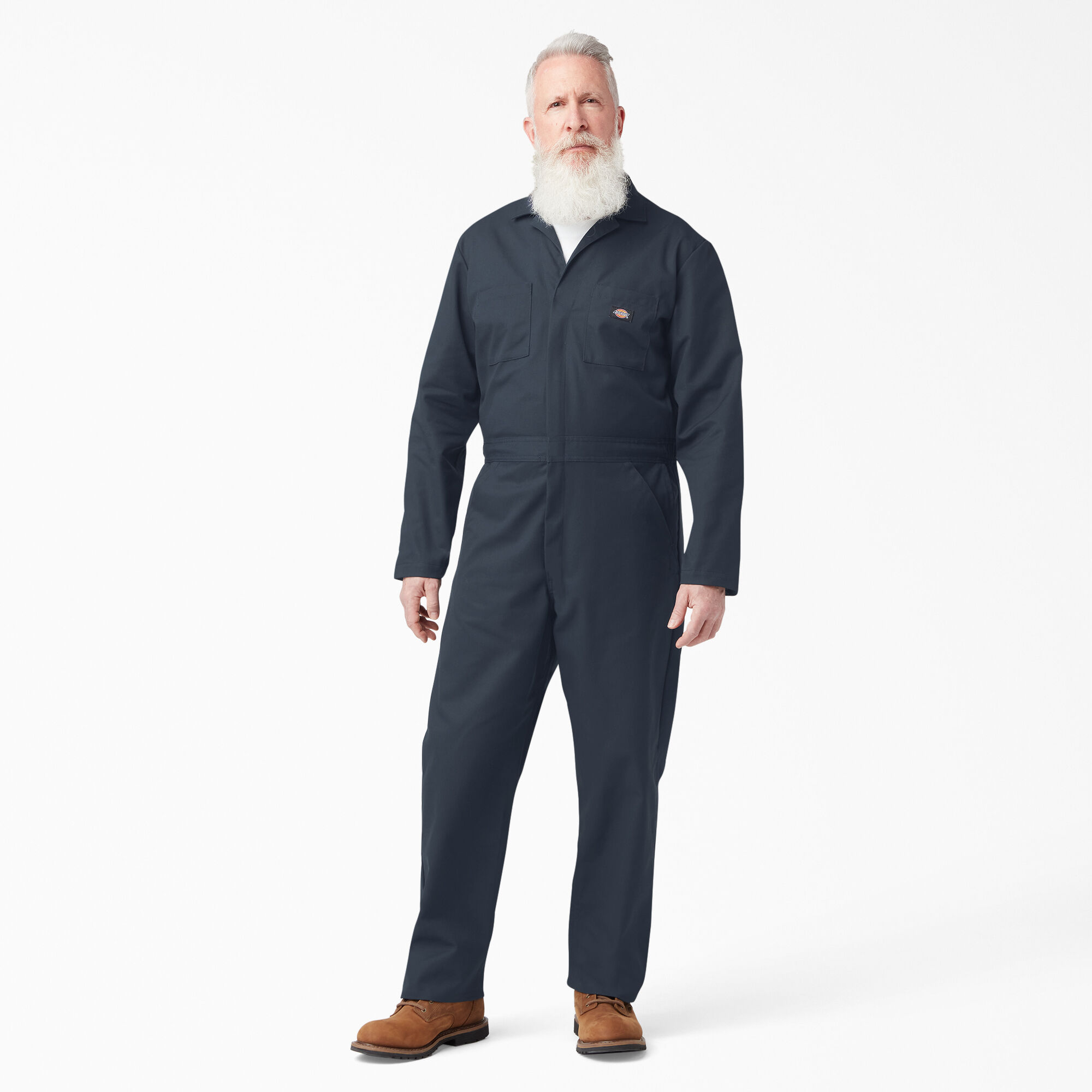 Work Wear Men's Overalls Boiler Suits Coveralls Mechanics Boilersuit Long-Romper 