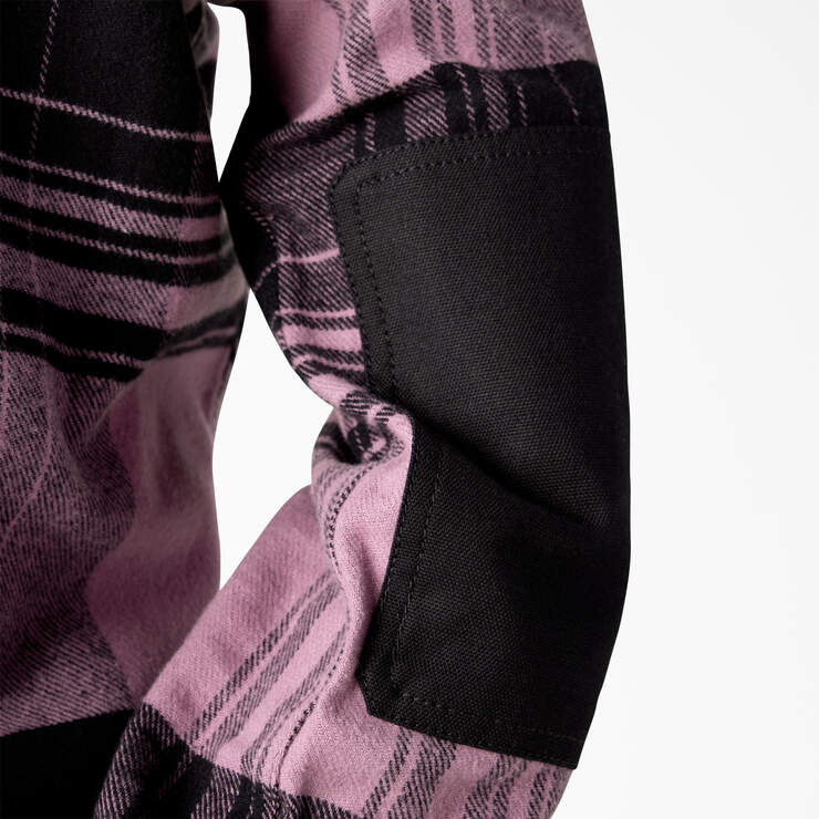 Women’s DuraTech Renegade Flannel Shirt - Grapeade Windowpane Plaid (C1V) image number 4