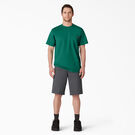 Heavyweight Heathered Short Sleeve Pocket T-Shirt - Green Single Dye Heather &#40;GSH&#41;