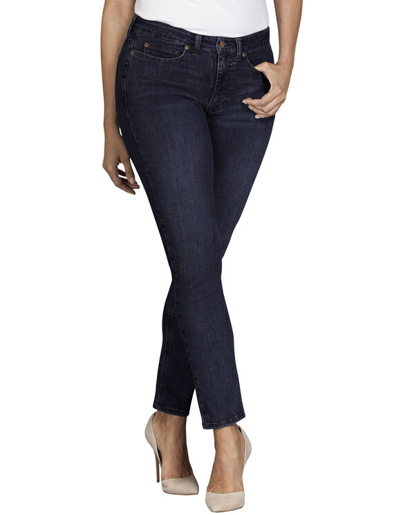 Women S Perfect Shape Curvy Fit Skinny Leg Stretch Denim Jean Dickies