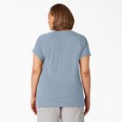 Women&#39;s Plus Cooling Short Sleeve Pocket T-Shirt - Fog Blue &#40;FE&#41;