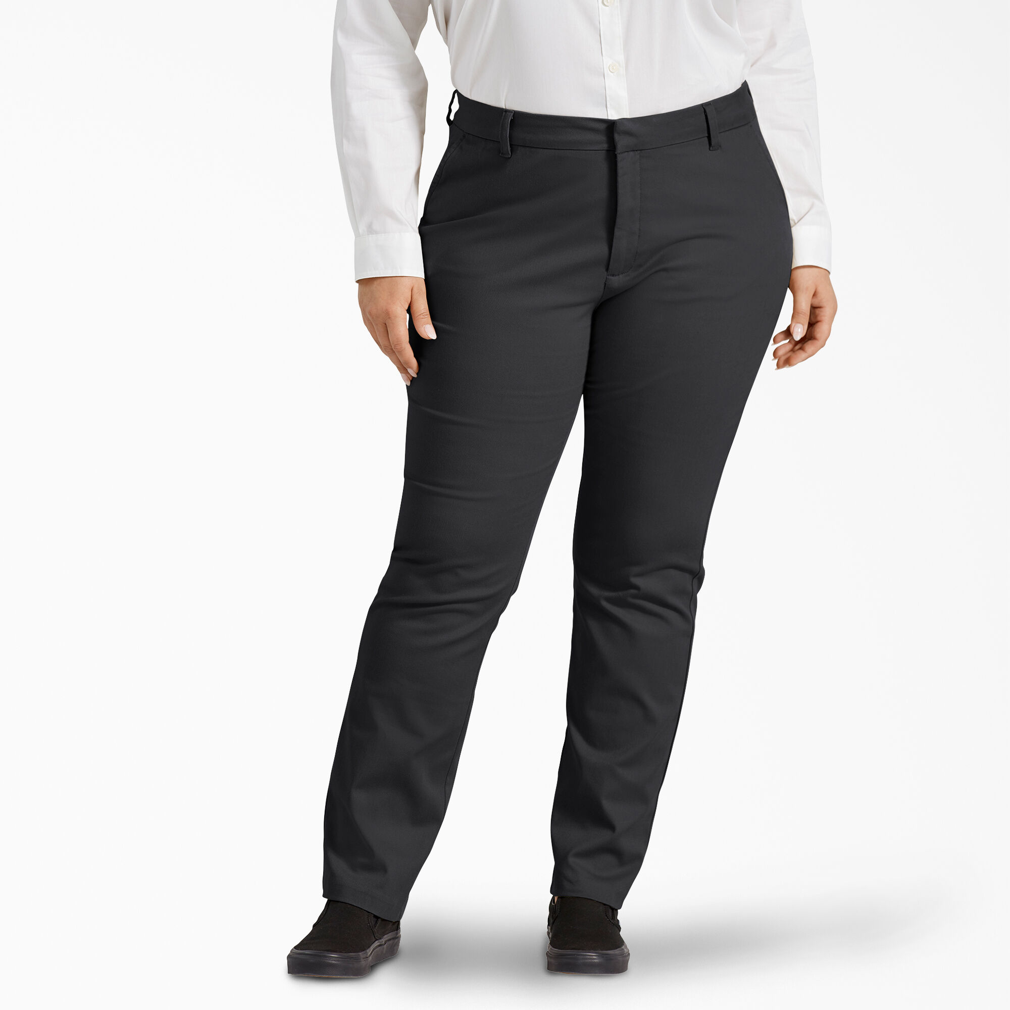 Bootcut dress pants top womens plus size