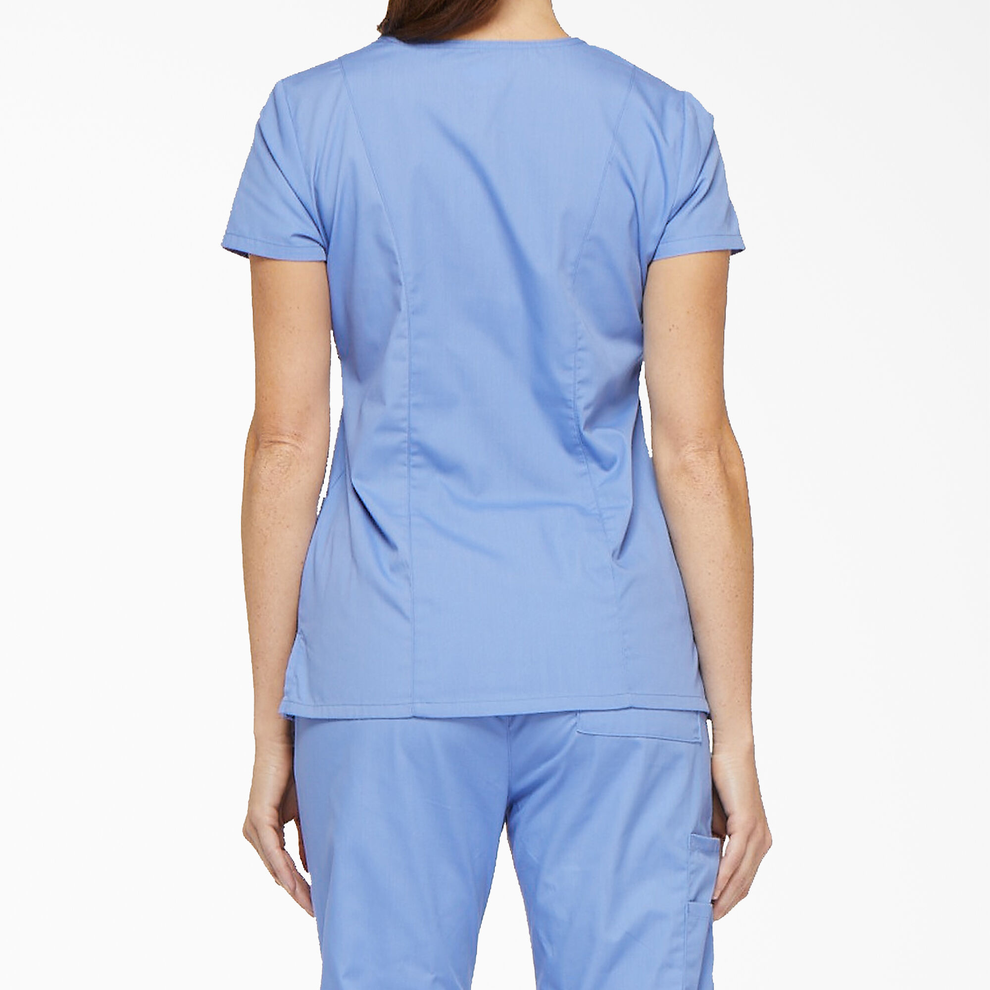 Women s EDS Signature Junior Fit V Neck Scrub Top Dickies