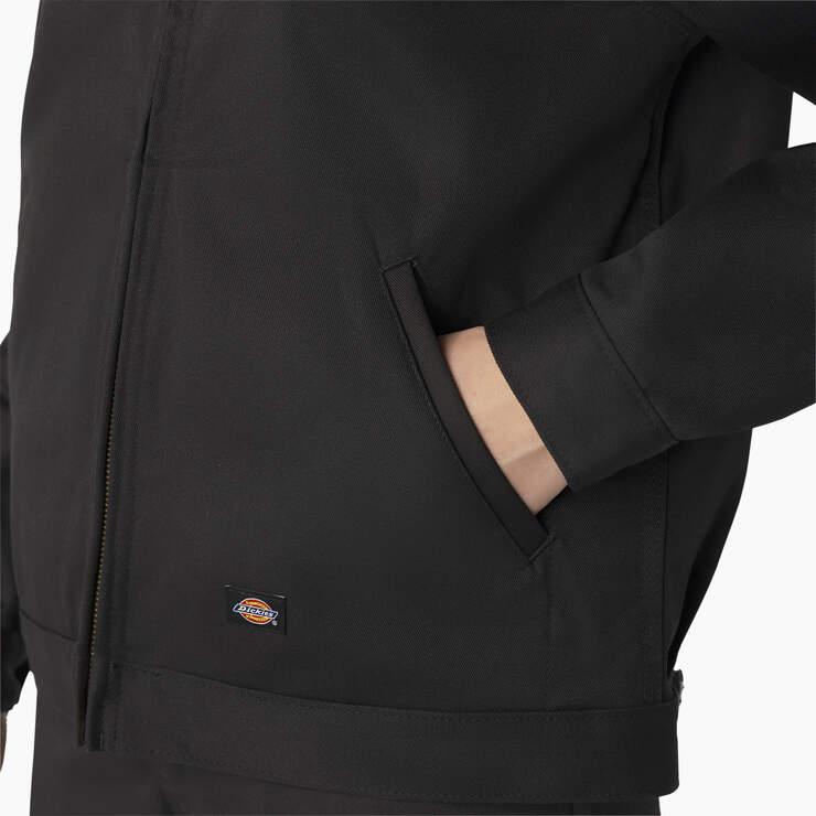 Women's Unlined Eisenhower Jacket - Black (BSK) image number 6