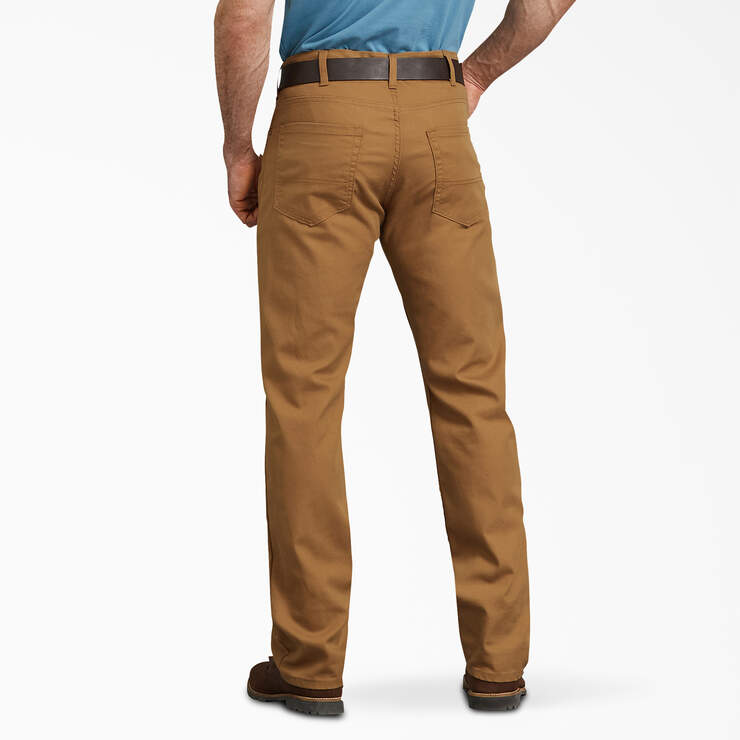 Regular Fit Duck Pants - Stonewashed Brown Duck (SBD) image number 2
