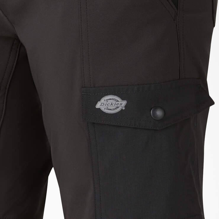 Women's Cooling Slim Fit Cargo Shorts, 10" - Black (BK) image number 6