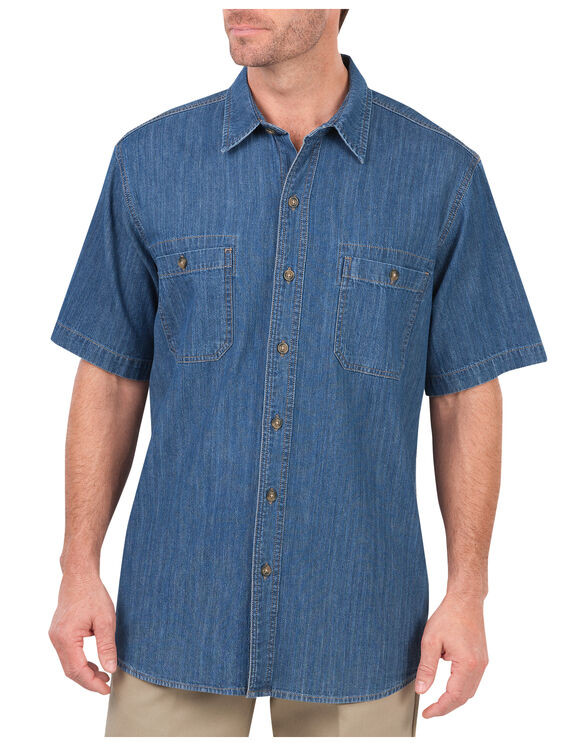 Short Sleeve Denim Shirt | Mens Shirts | Dickies