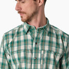 Cooling Long Sleeve Work Shirt - Deep Lake/Moss Plaid &#40;A2G&#41;