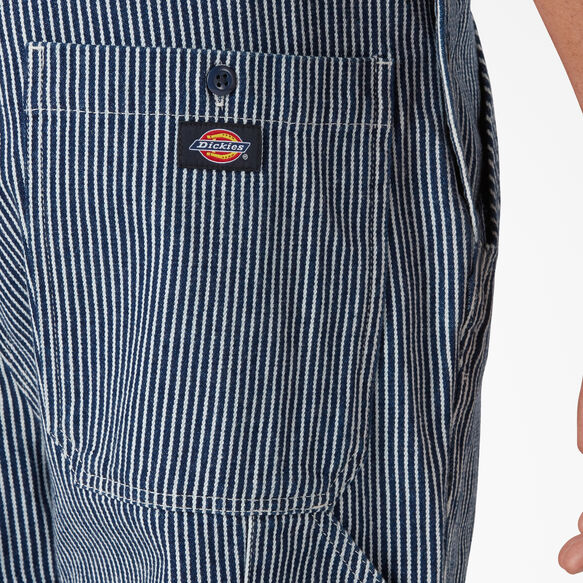 Rinsed Hickory Stripe Double Knee Bib Overalls - Rinsed Hickory Stripe &#40;RHS&#41;