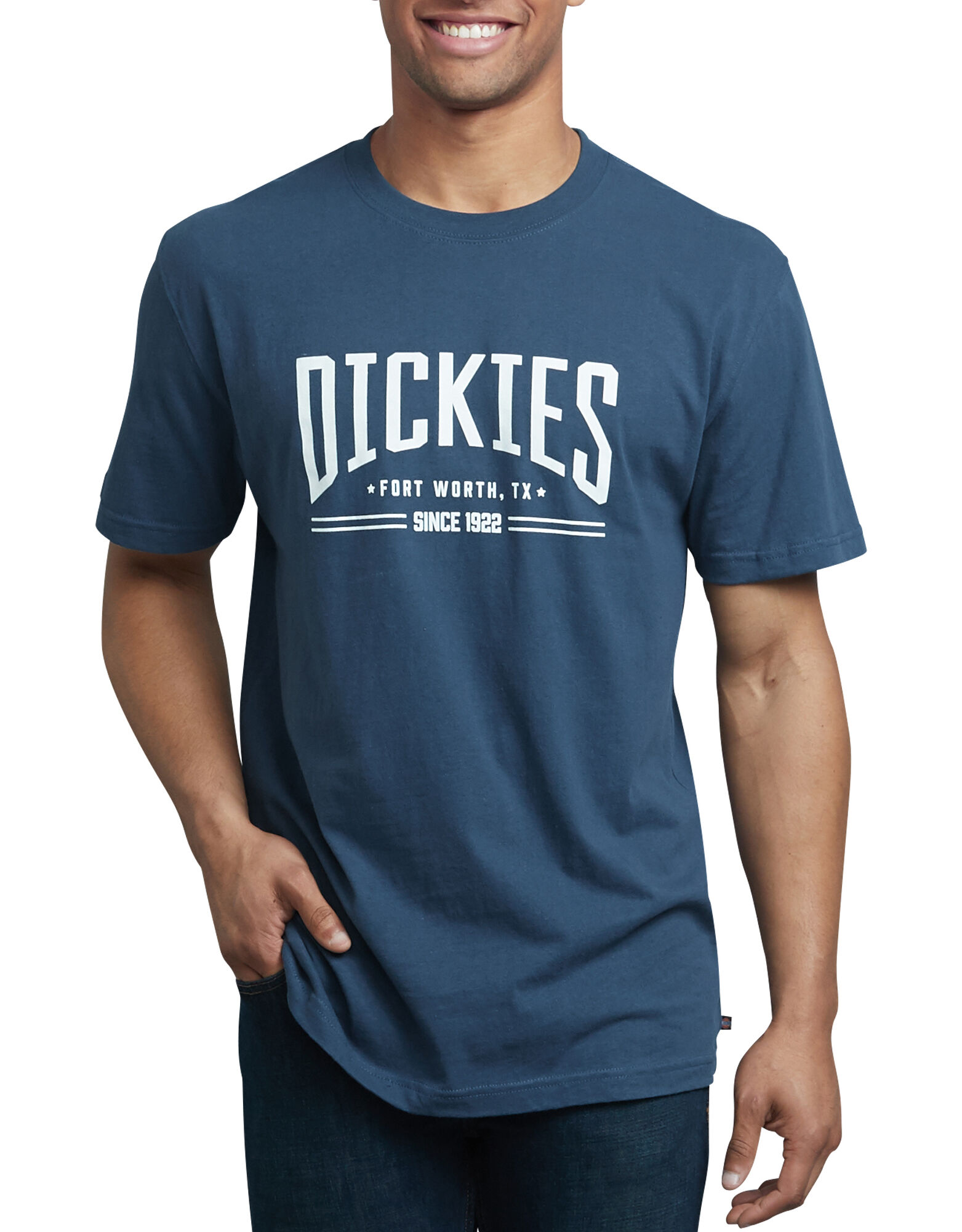 Fort Worth Texas Graphic T Shirt Dickies Us Midnight Blue Xl