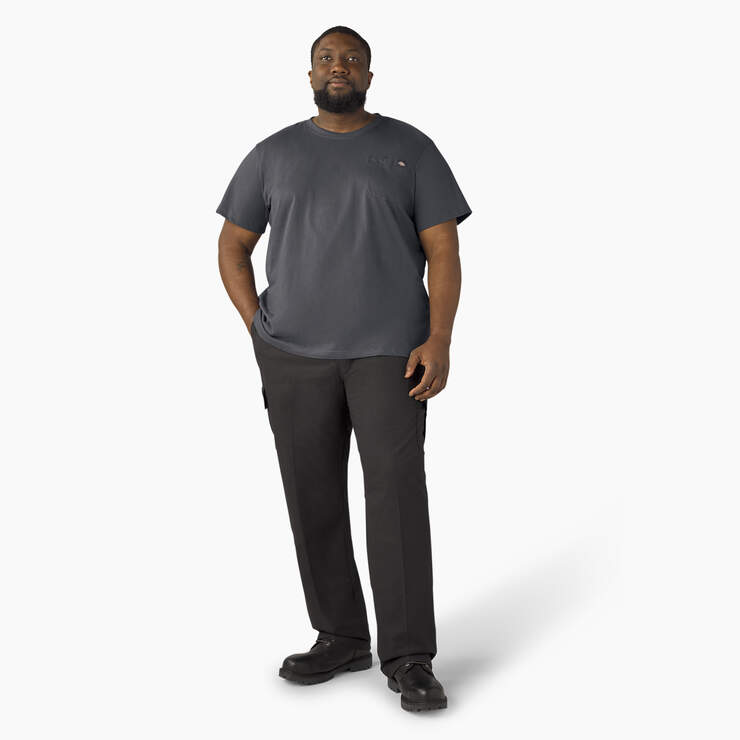 Lightweight Short Sleeve Pocket T-Shirt - Charcoal Gray (CH) image number 9