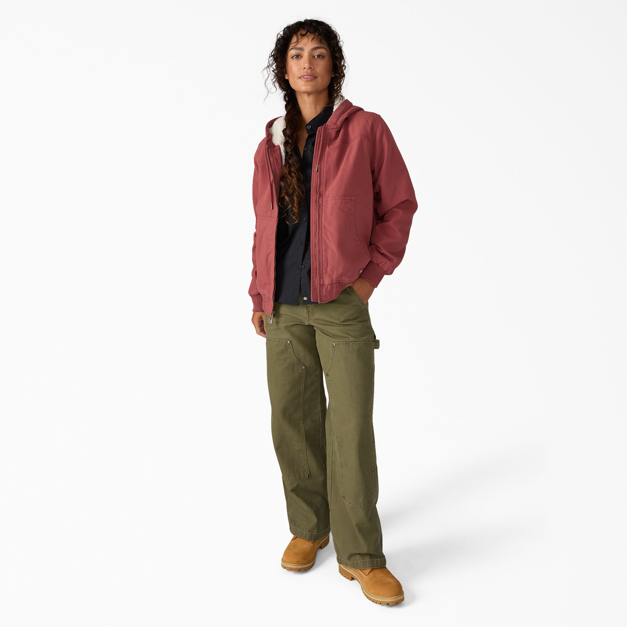 Women's Fleece Lined Duck Canvas Jacket - Dickies US