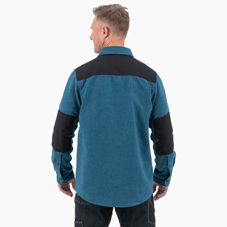 Heavyweight Brawny Flannel Shirt - Southern Fall w/ Black (B1A) image number 2