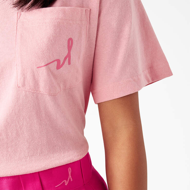 Breast Cancer Awareness Heavyweight T-Shirt - Quartz Pink (QKS) image number 12
