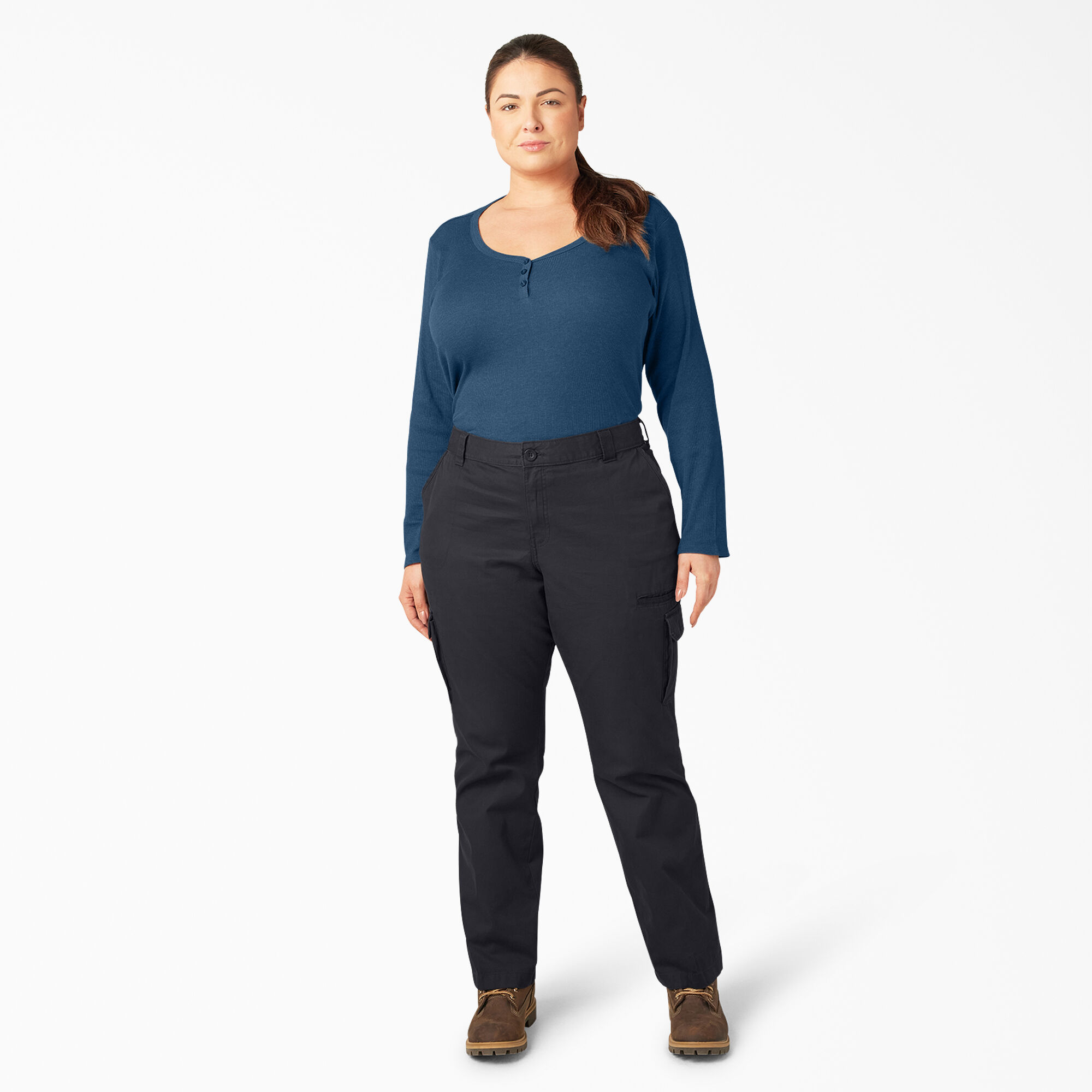Women s Plus Relaxed Fit Straight Leg Cargo Pants Dickies Dickies US