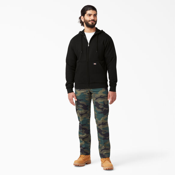 Midweight Fleece Zip Hoodie - Black &#40;BK&#41;