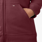 Women&#39;s Plus Heavyweight Full-Zip Hoodie - Burgundy Heather &#40;BYH&#41;