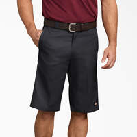Relaxed Fit Multi-Use Pocket Work Shorts, 13" - Black (BK)
