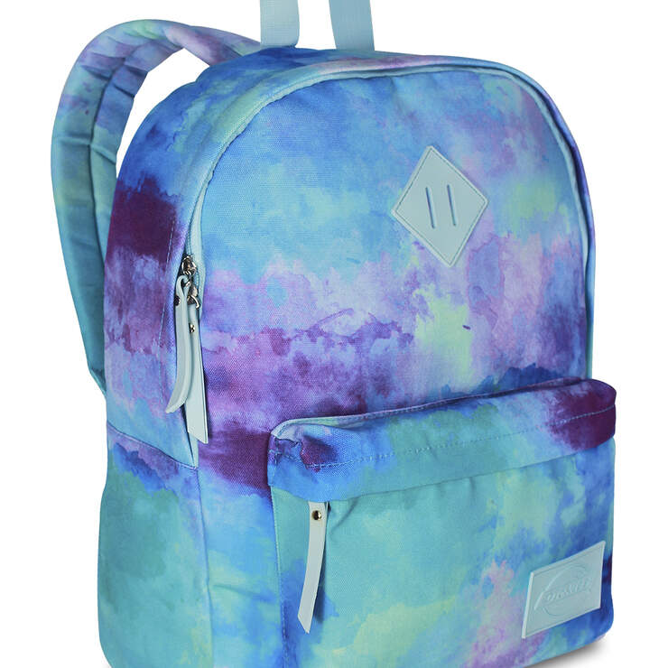 Classic Mermaid Backpack - Blue Purple Watercolor (MMD) image number 3