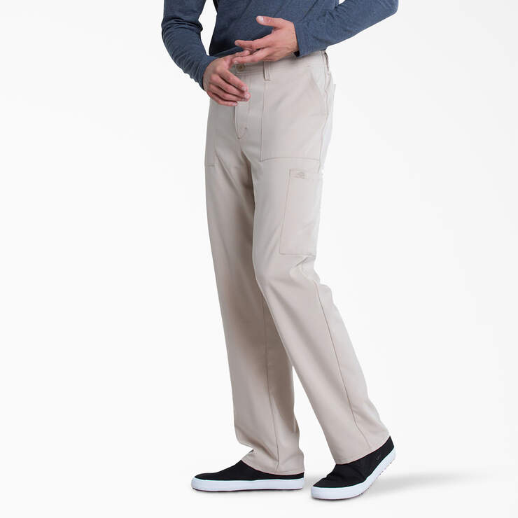 Men's EDS Essentials Scrub Pants - Khaki (KH) image number 3
