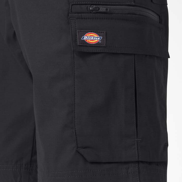 FLEX Temp-iQ® 365 Regular Fit Shorts, 11" - Black (BKX) image number 6