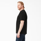 Heavyweight Short Sleeve Henley T-Shirt - Black &#40;BK&#41;
