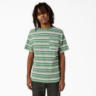 Relaxed Fit Striped Pocket T-Shirt - Dark Ivy Variegated Stripe &#40;DSV&#41;