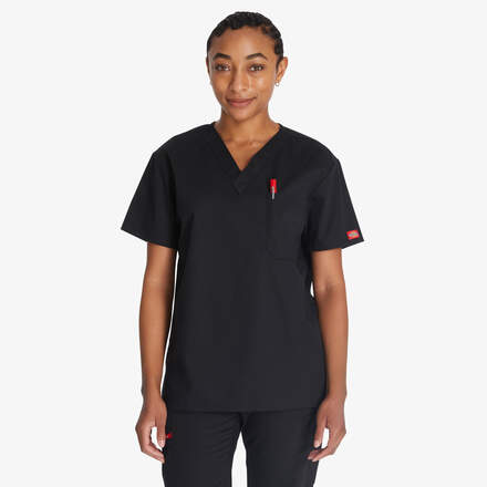 Unisex EDS Signature V-Neck Scrub Top