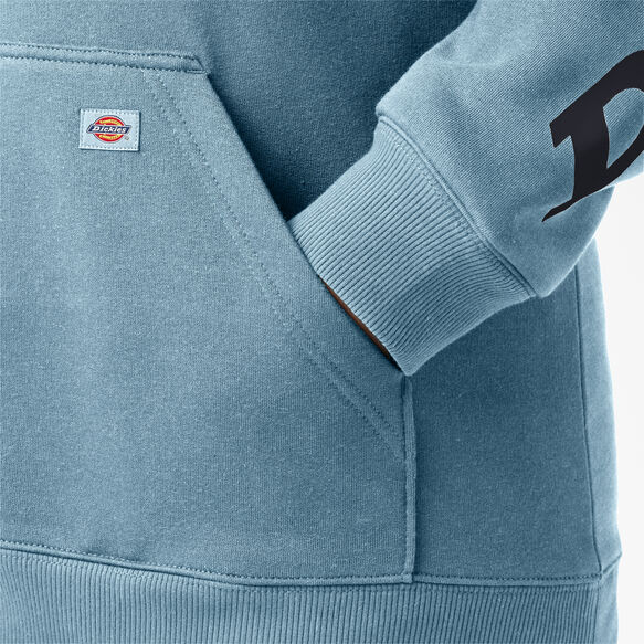 Women&#39;s Plus Heavyweight Logo Sleeve Hoodie - Clear Blue &#40;EU&#41;