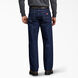 Relaxed Fit Straight Leg Heavyweight Denim Jeans - Rinsed Indigo Blue &#40;RNB&#41;
