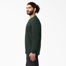 Heavyweight Long Sleeve Henley T-Shirt - Hunter Green &#40;GH&#41;