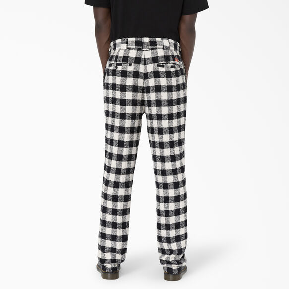 Opening Ceremony Relaxed Fit Tweed 874&reg; Work Pants - Black White Plaid &#40;AWP&#41;
