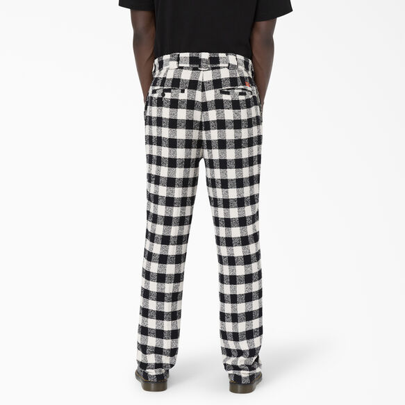 Opening Ceremony Relaxed Fit Tweed 874&reg; Work Pants - Black White Plaid &#40;AWP&#41;