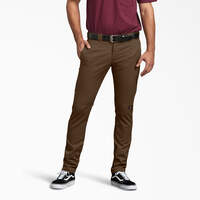 Skinny Fit Double Knee Work Pants - Timber Brown (TB)