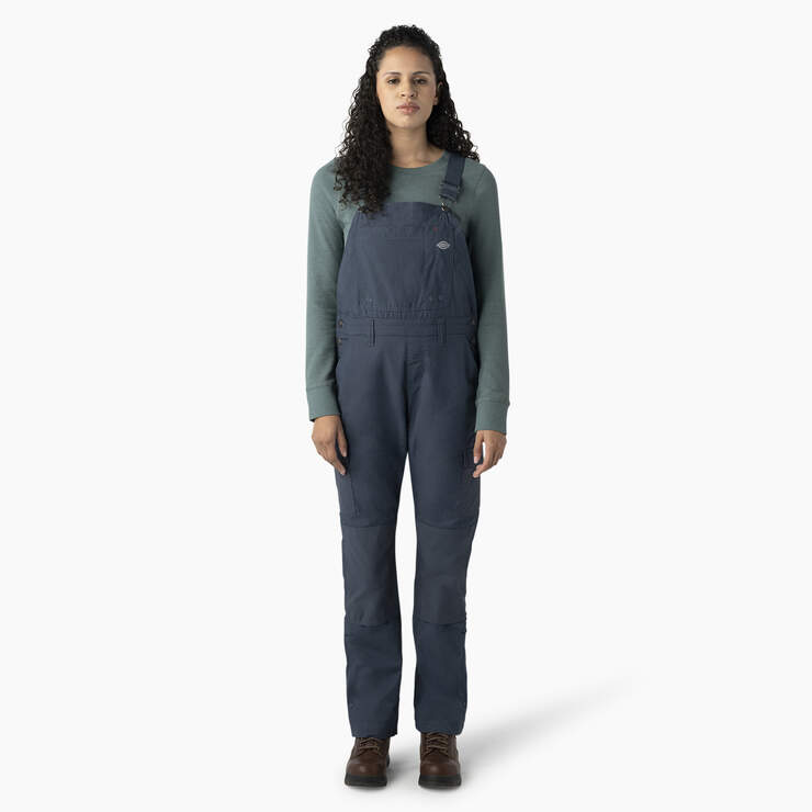 Women's Cooling Ripstop Bib Overalls - Rinsed Air Force Blue (RAF) image number 1