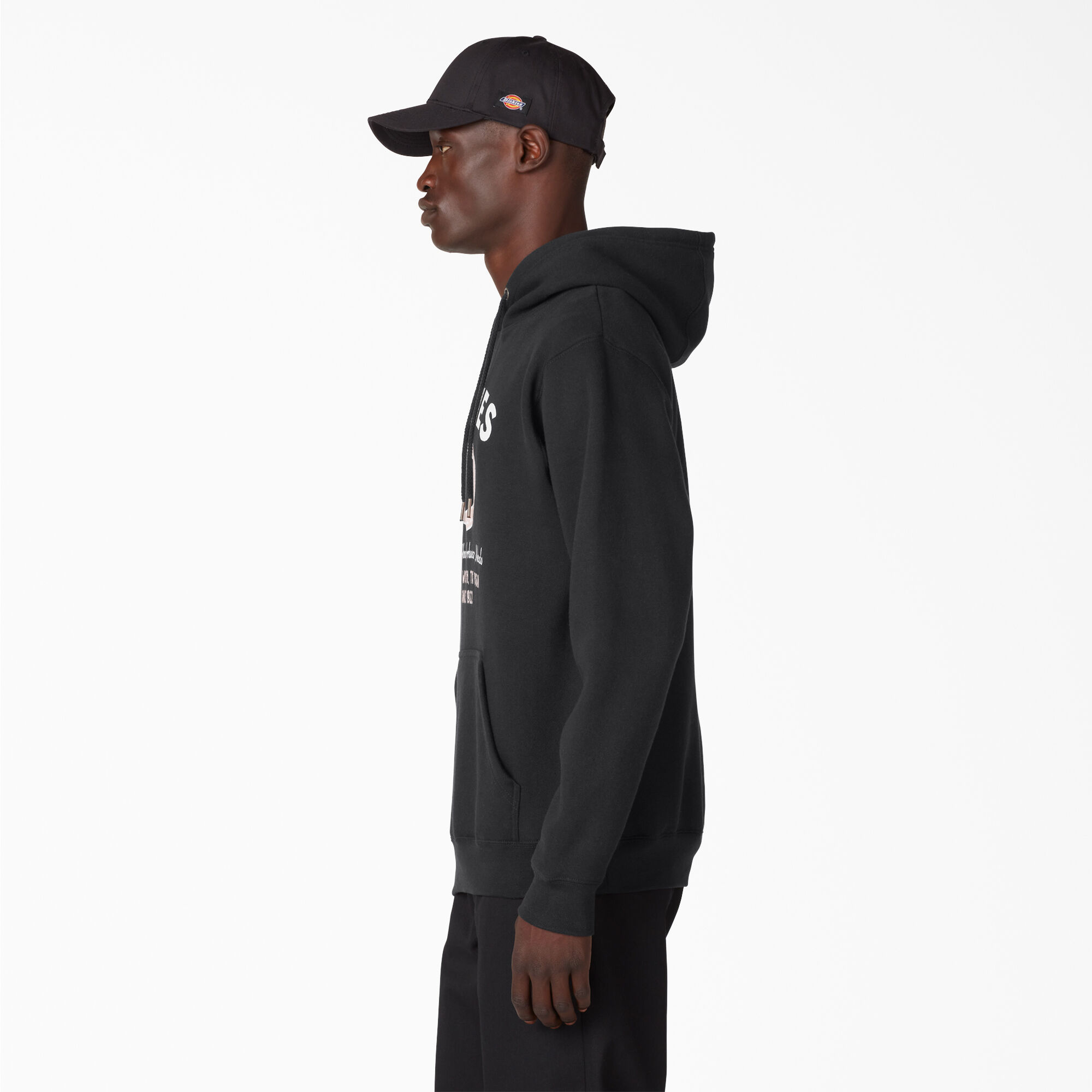 mens black graphic hoodie