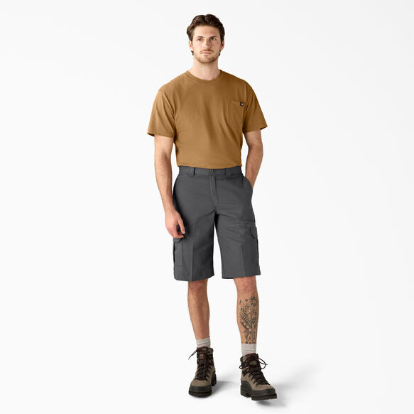 FLEX Relaxed Fit Cargo Shorts, 13&quot; - Charcoal Gray &#40;CH&#41;